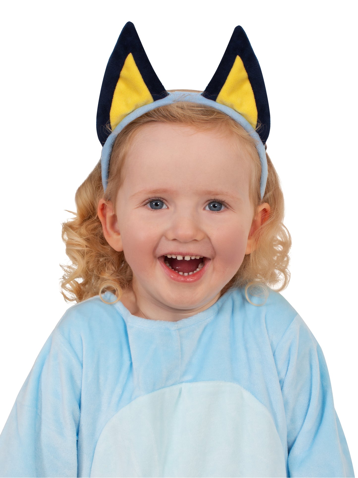 Rubies Bluey Plueschohren-Haarreif fuer Kinder – Rückansicht