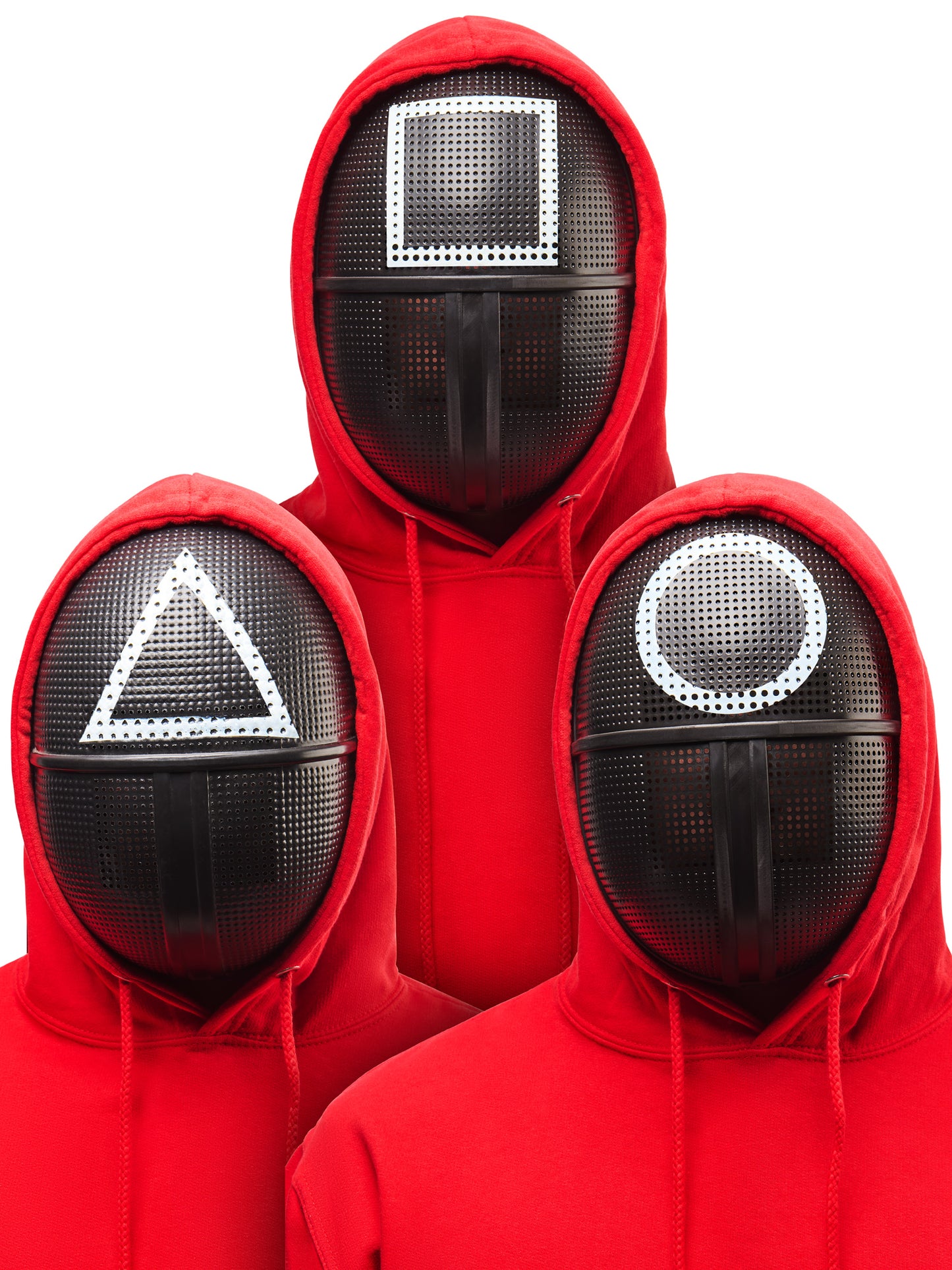 Rubies Squid Game Guard Masken 3er-Set – Produktansicht