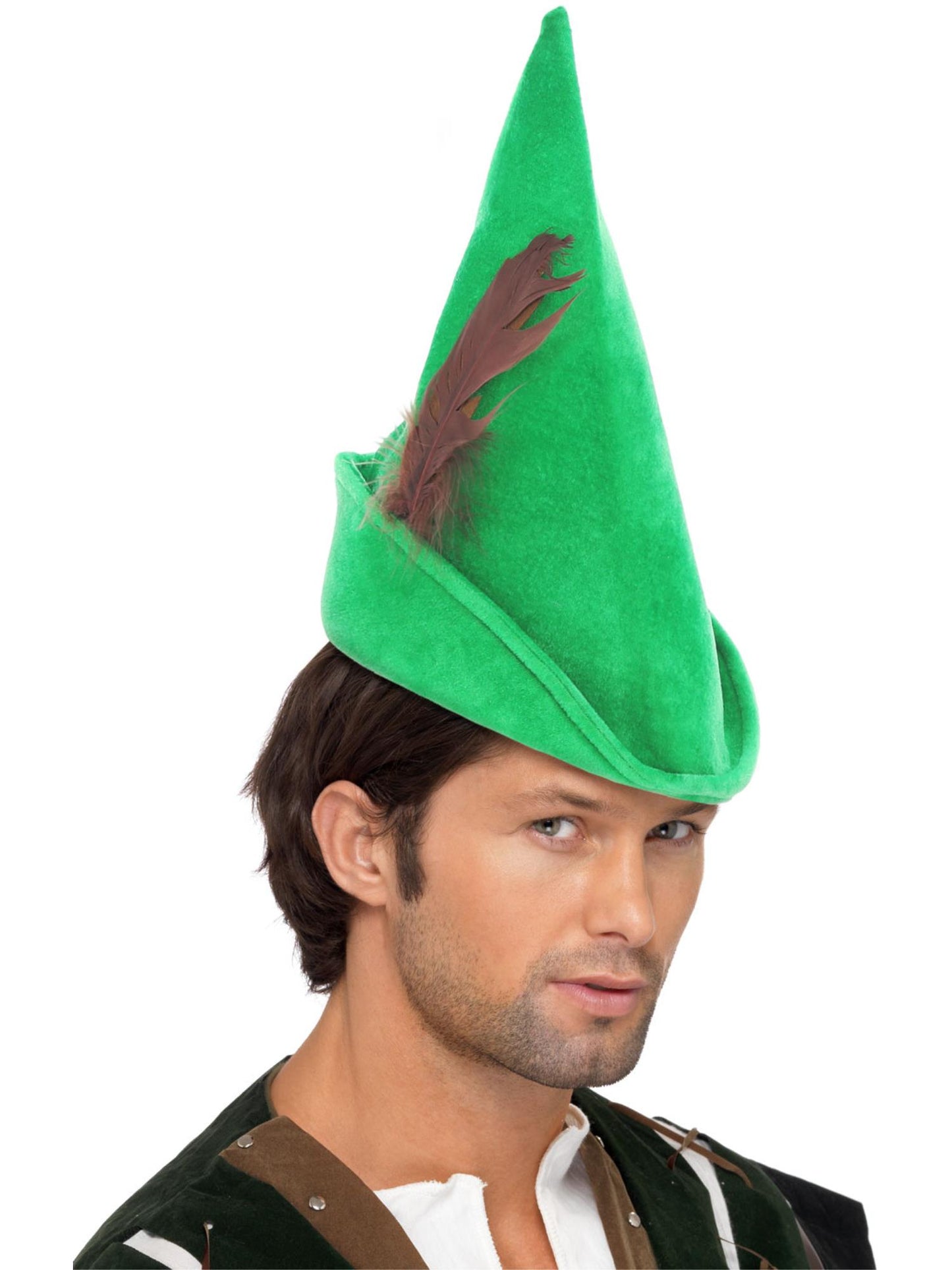 Smiffys HISTORICAL Robin Hood Hat, Green für Unisex