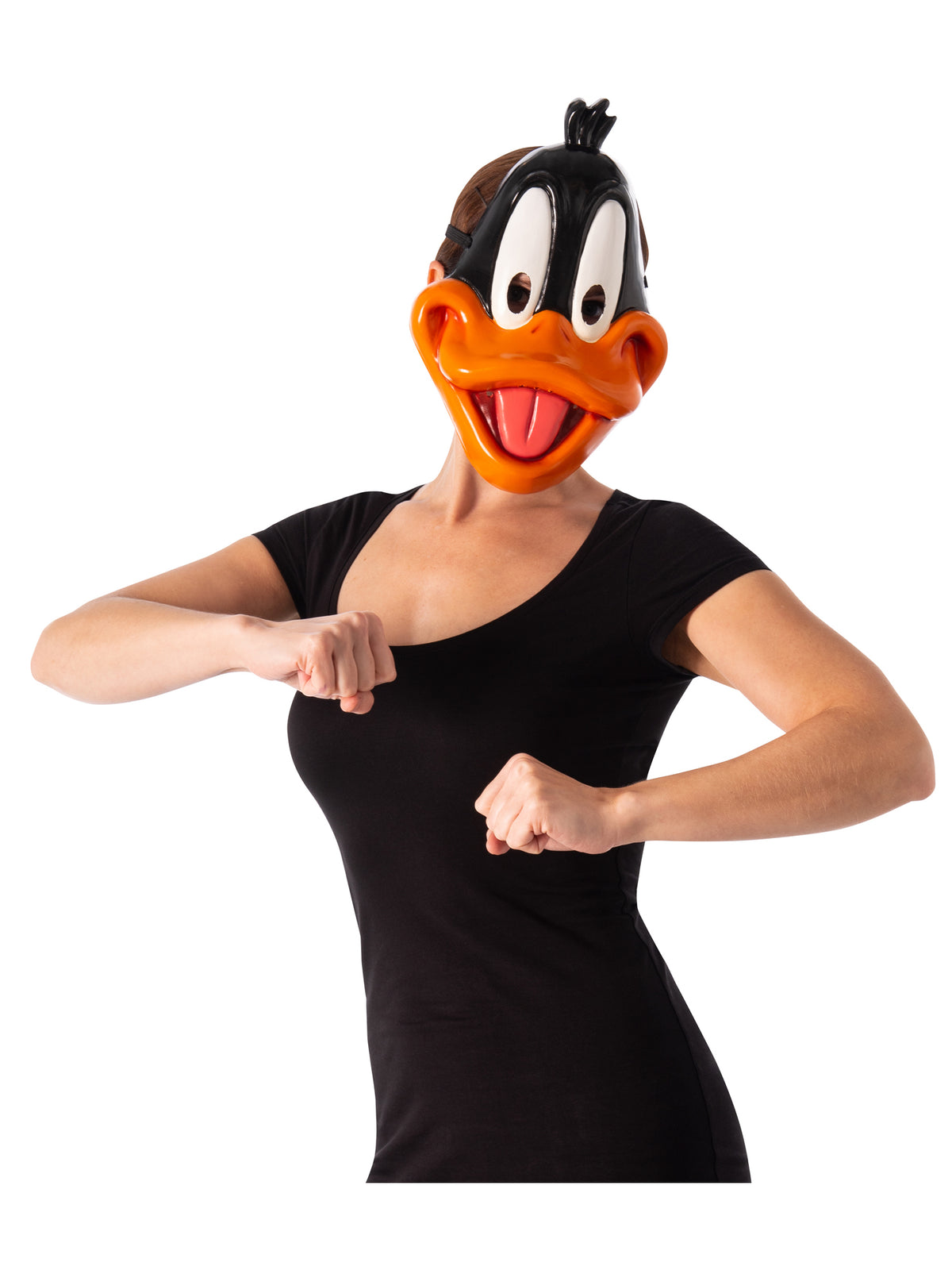 Rubies Daffy Duck Maske halbe Vacuform-Maske – Rückansicht