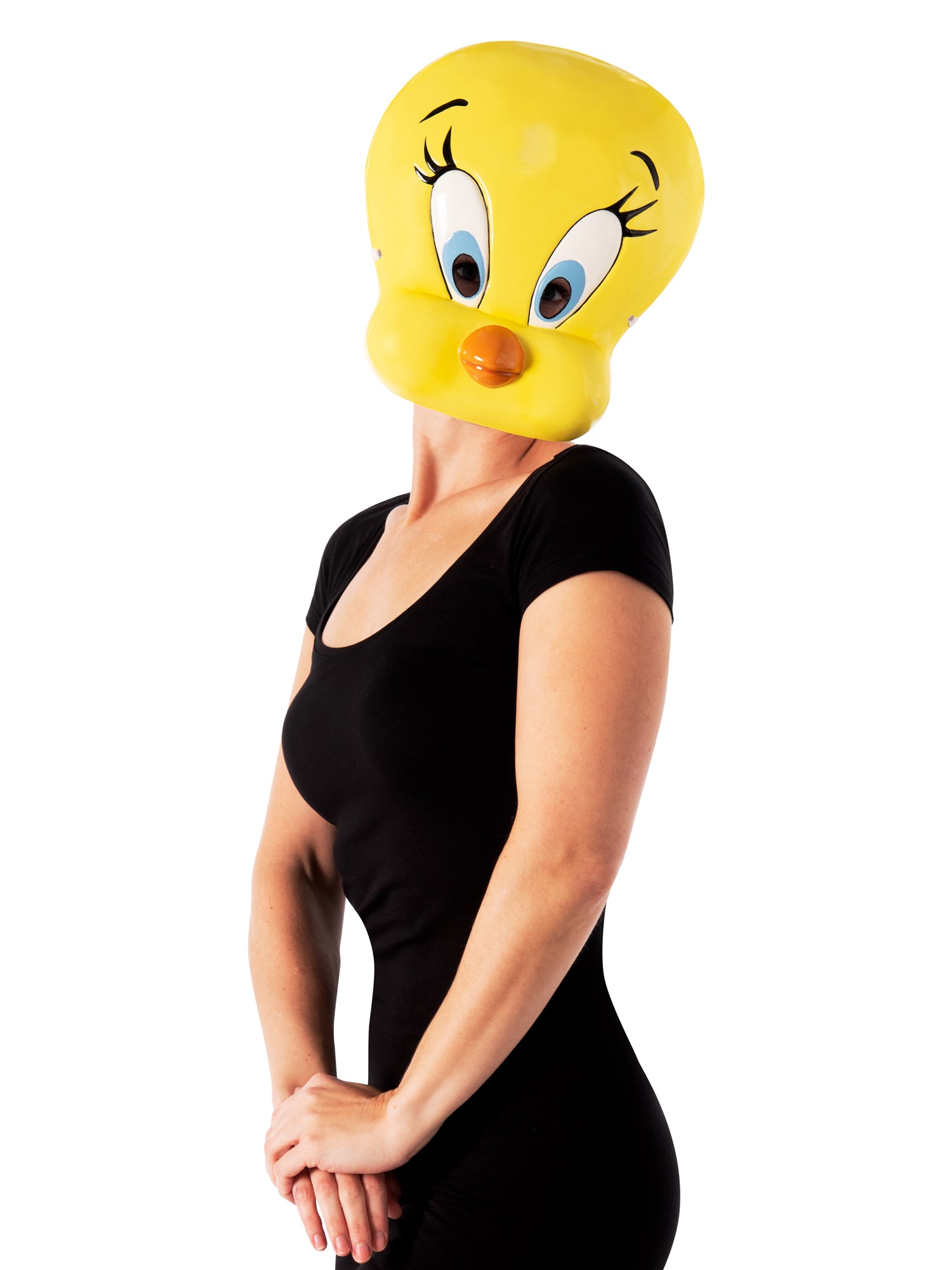 Rubies Tweety Bird halbe Vacuform-Maske Looney Tunes – Produktansicht