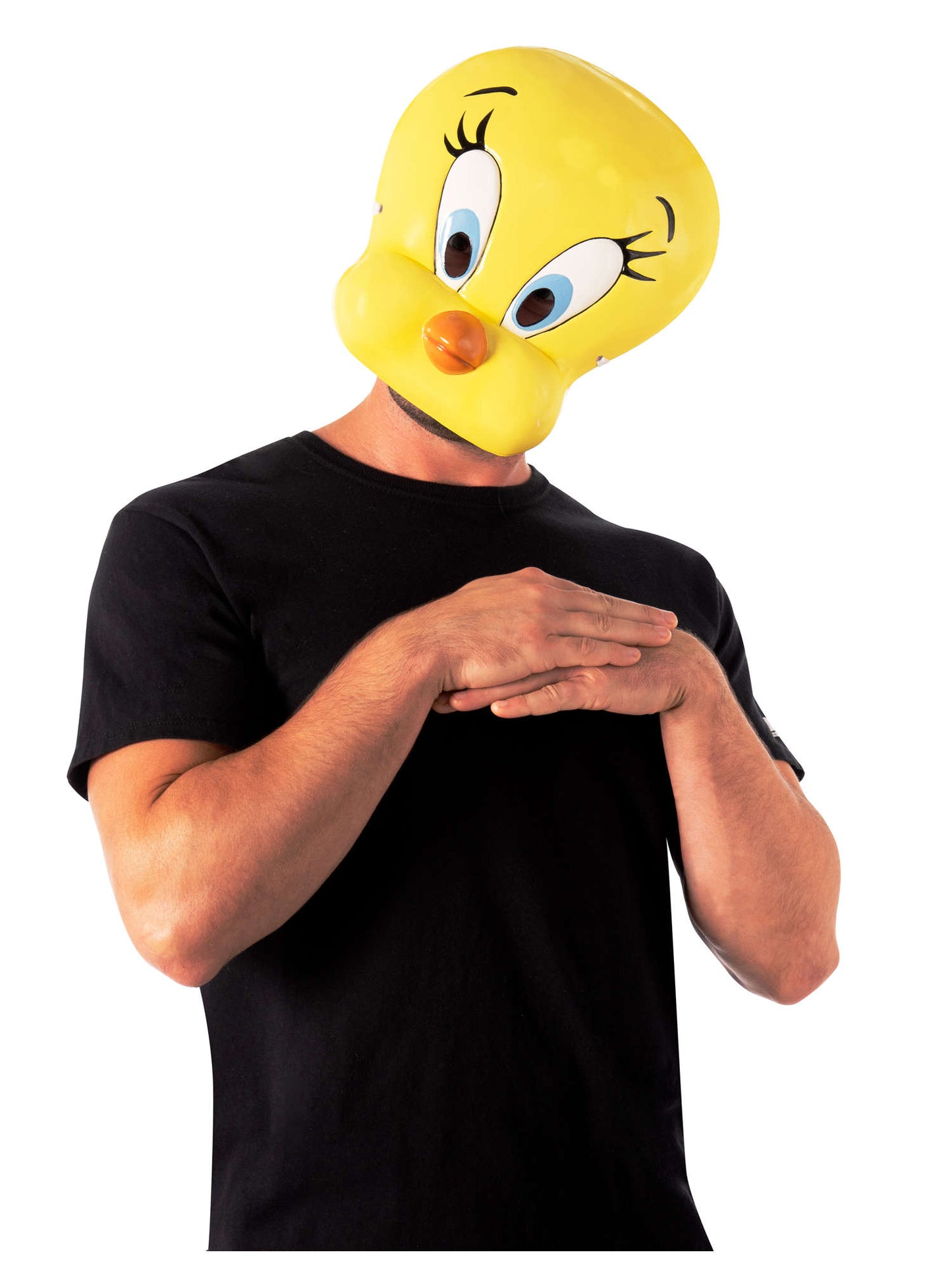 Rubies Tweety Bird halbe Vacuform-Maske Looney Tunes – Rückansicht