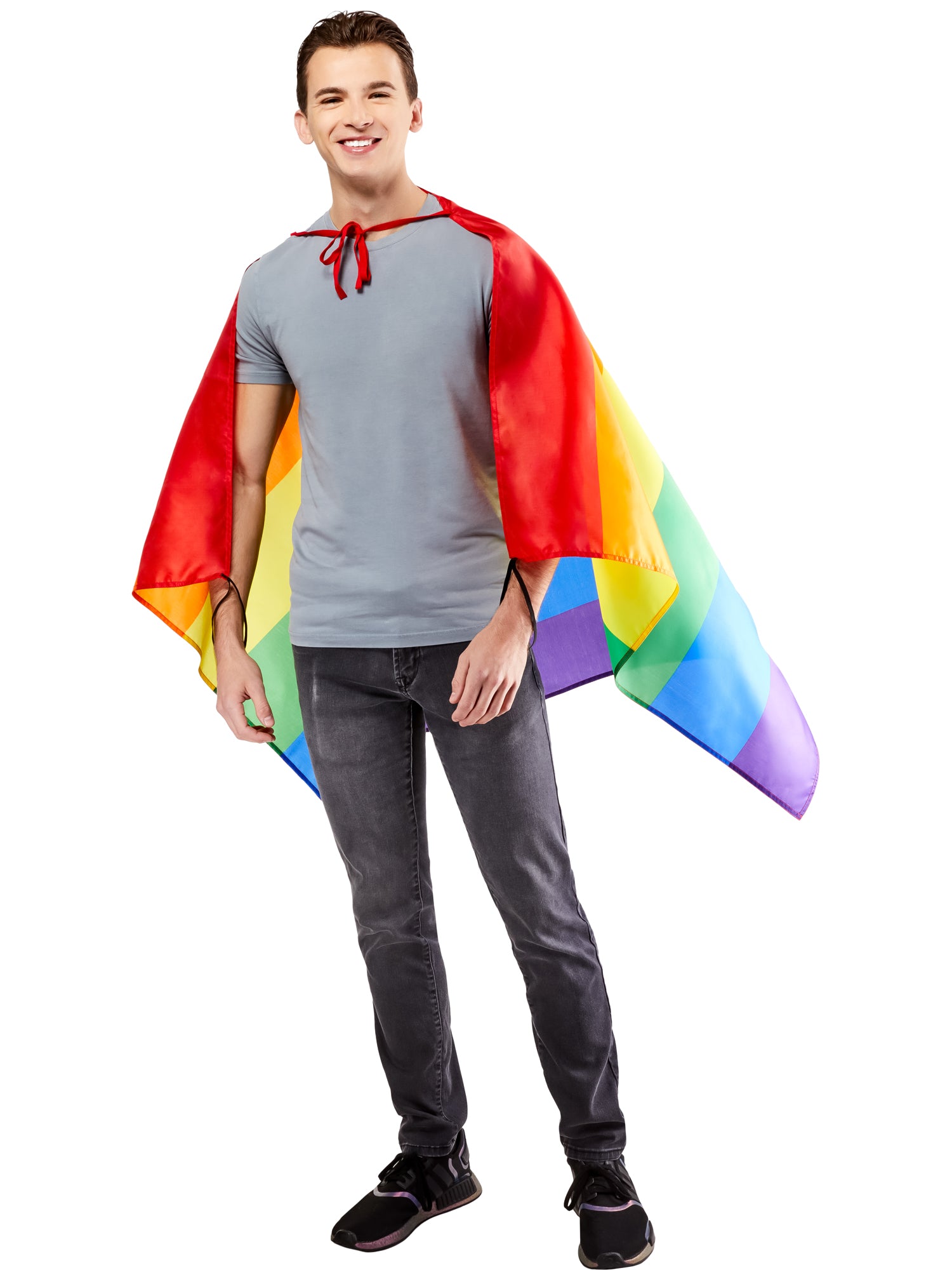 Rubies Rainbow Pride Cape Regenbogen Umhang – Produktansicht