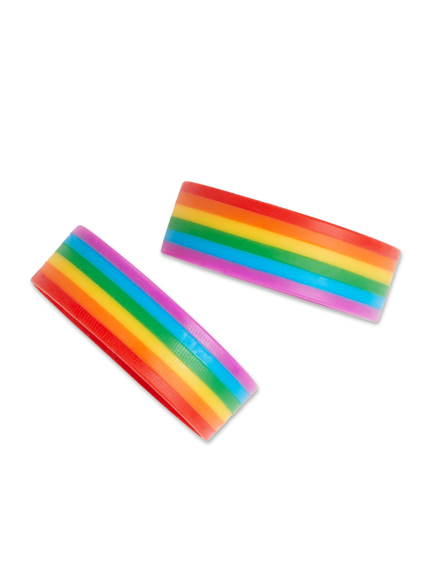 Rubies Pride Rainbow Wristbands im 2er-Pack – Produktansicht