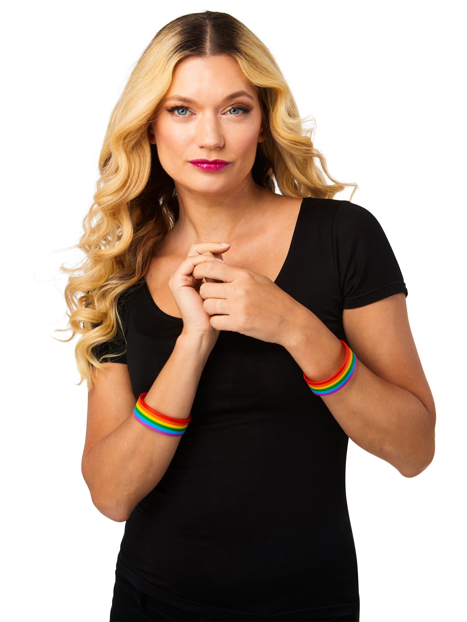 Rubies Pride Rainbow Wristbands im 2er-Pack – Verpackung