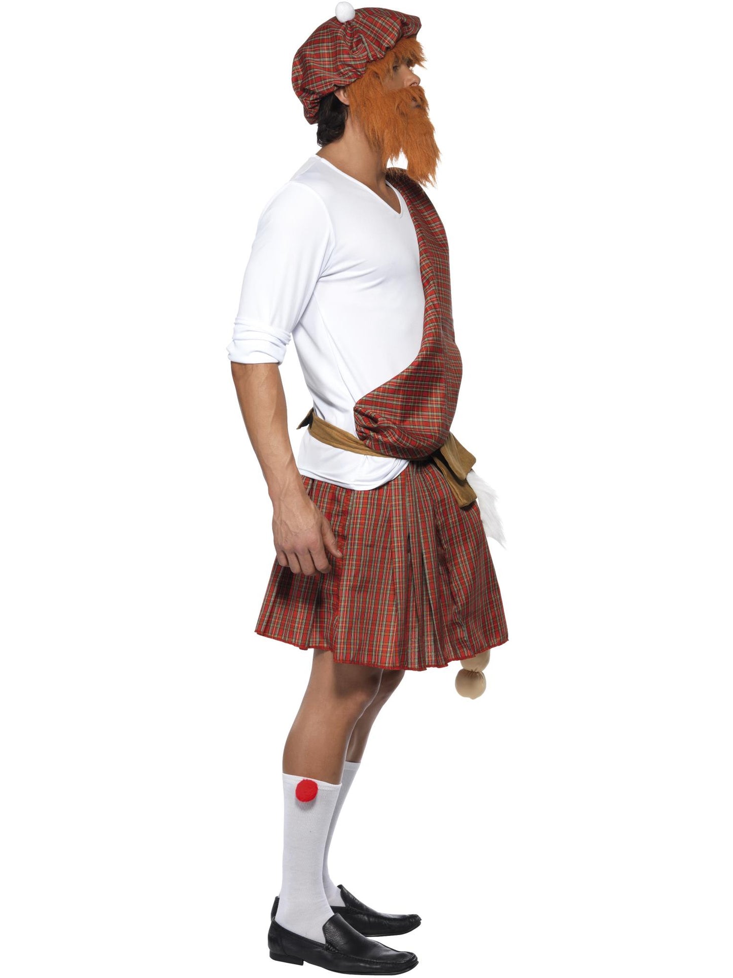Smiffys COMEDY Well Hung Highlander Costume, Red CS für Herren