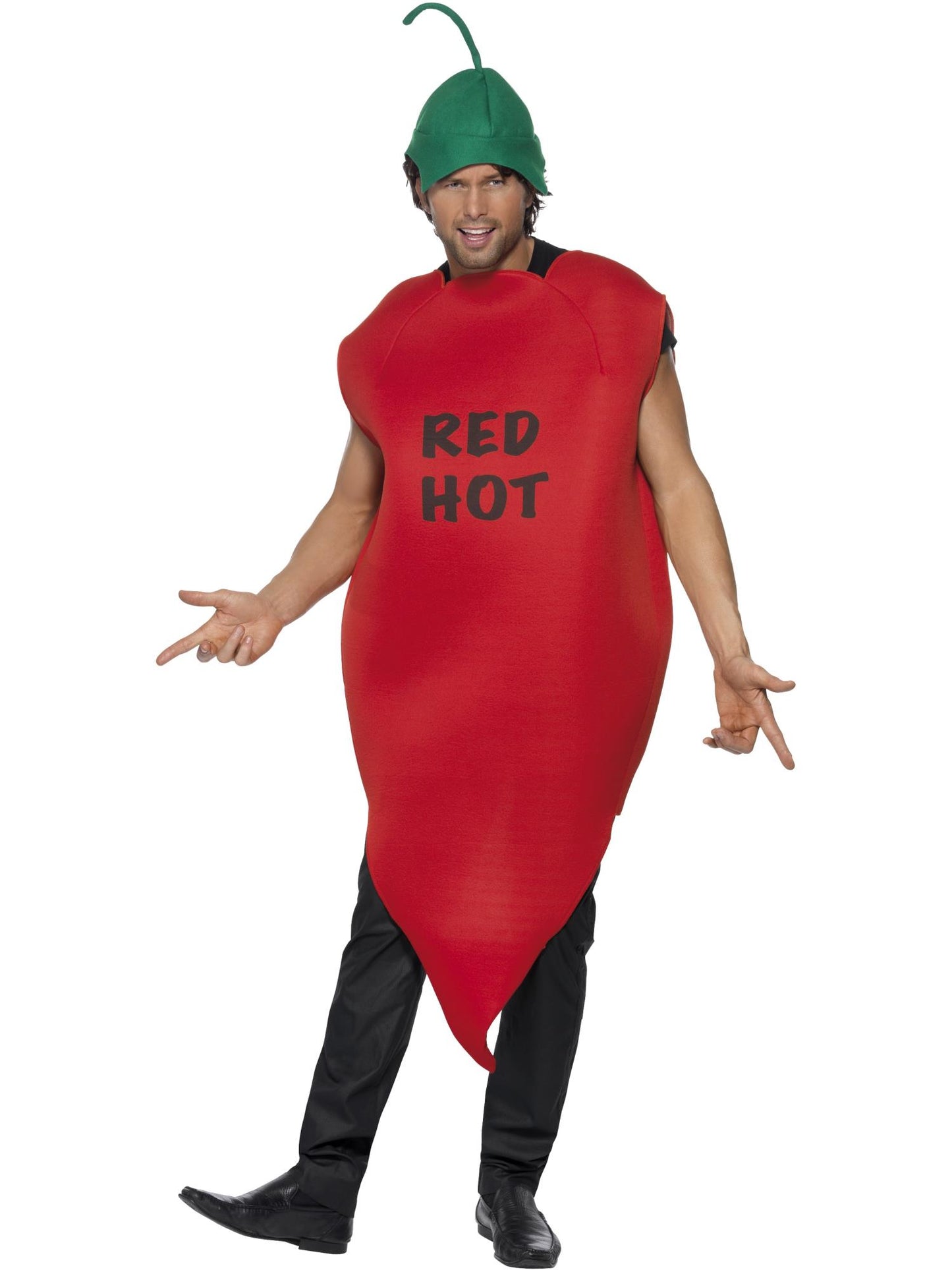 Smiffys COMEDY Chilli Pepper Costume, Red CS für Unisex