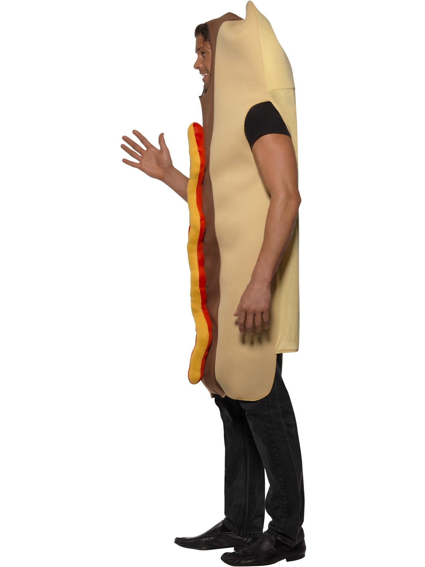 Smiffys COMEDY Giant Hot Dog Costume, Brown CS für Unisex