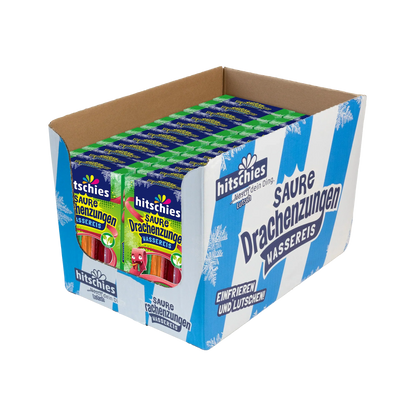 Hitschies Saure Drachenzungen Wassereis 10x40ml Fruchtgeschmack
