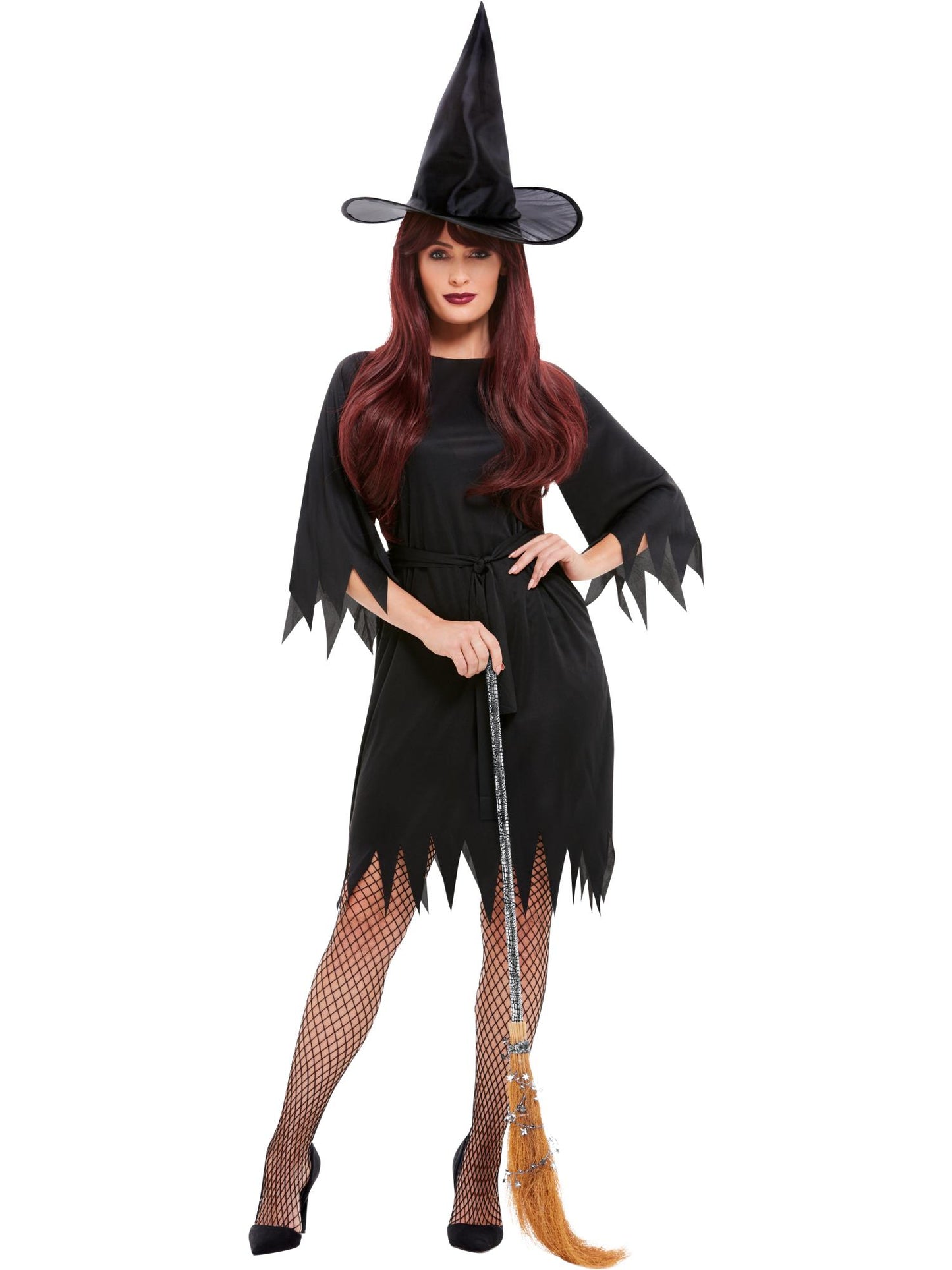 Smiffys Spooky Witch Costume, Black CS für Damen