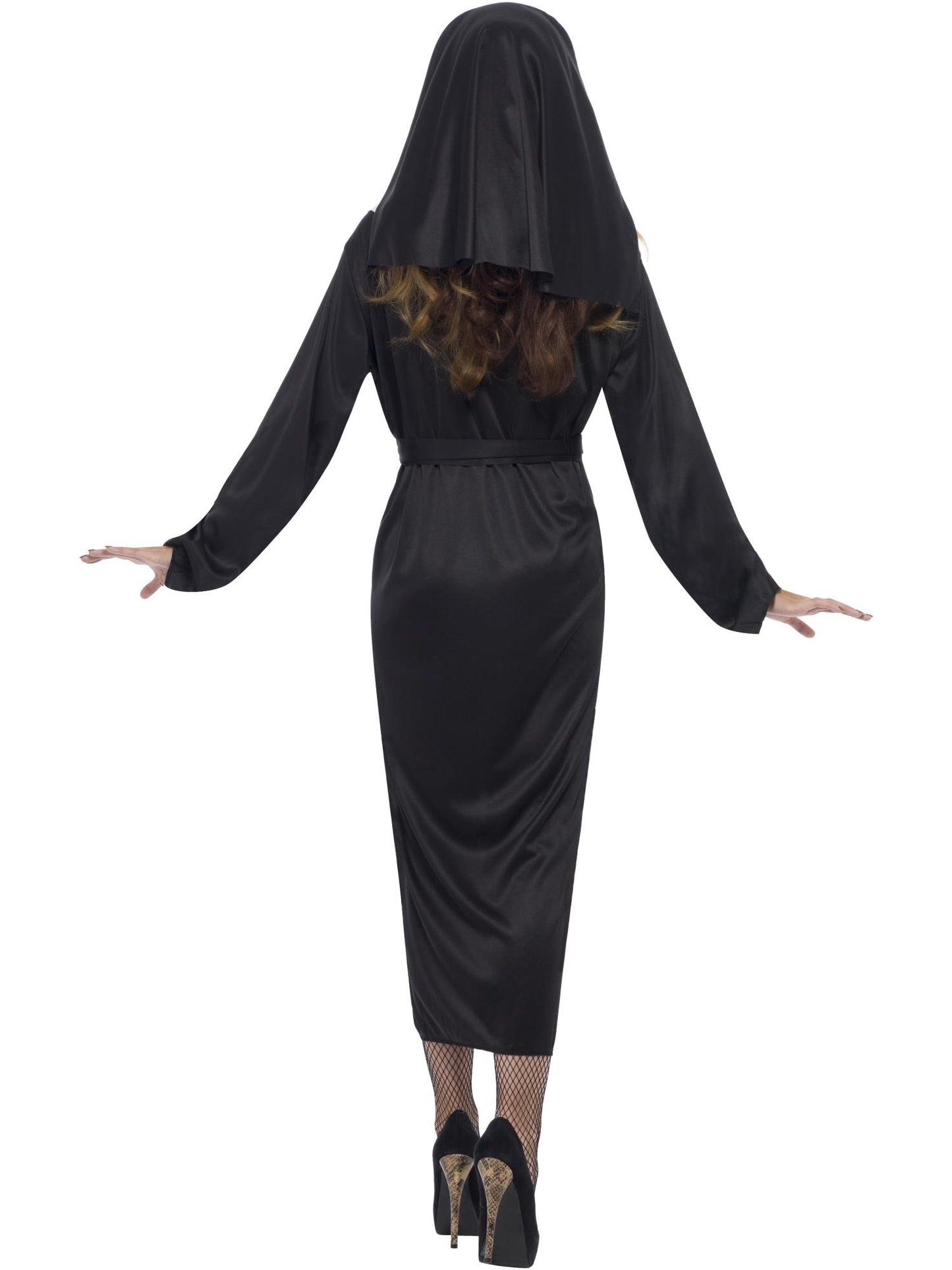 Smiffys Nun Costume, Black CS für Damen