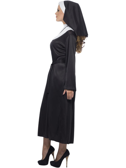 Smiffys Nun Costume, Black CS für Damen