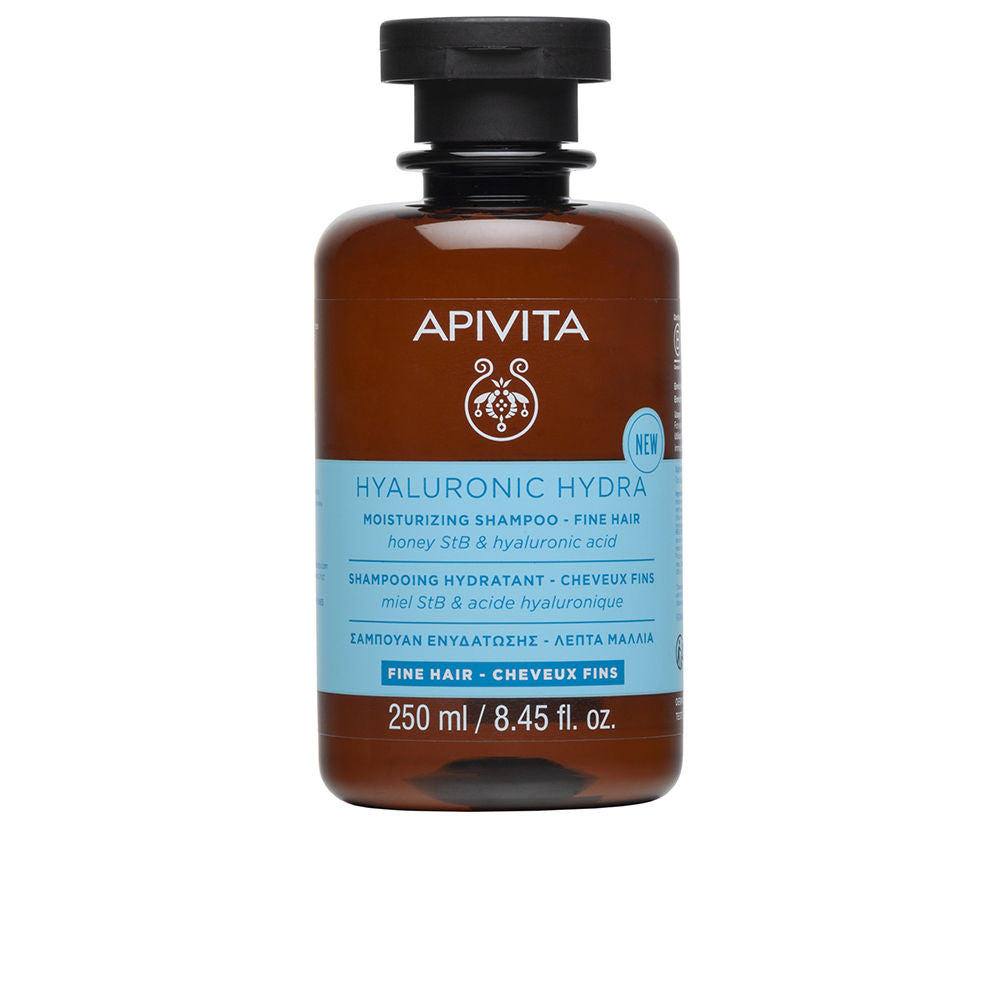 MOISTURIZING SHAMPOO for fine hair with hyaluronic acid, aloe and honey 250 ml