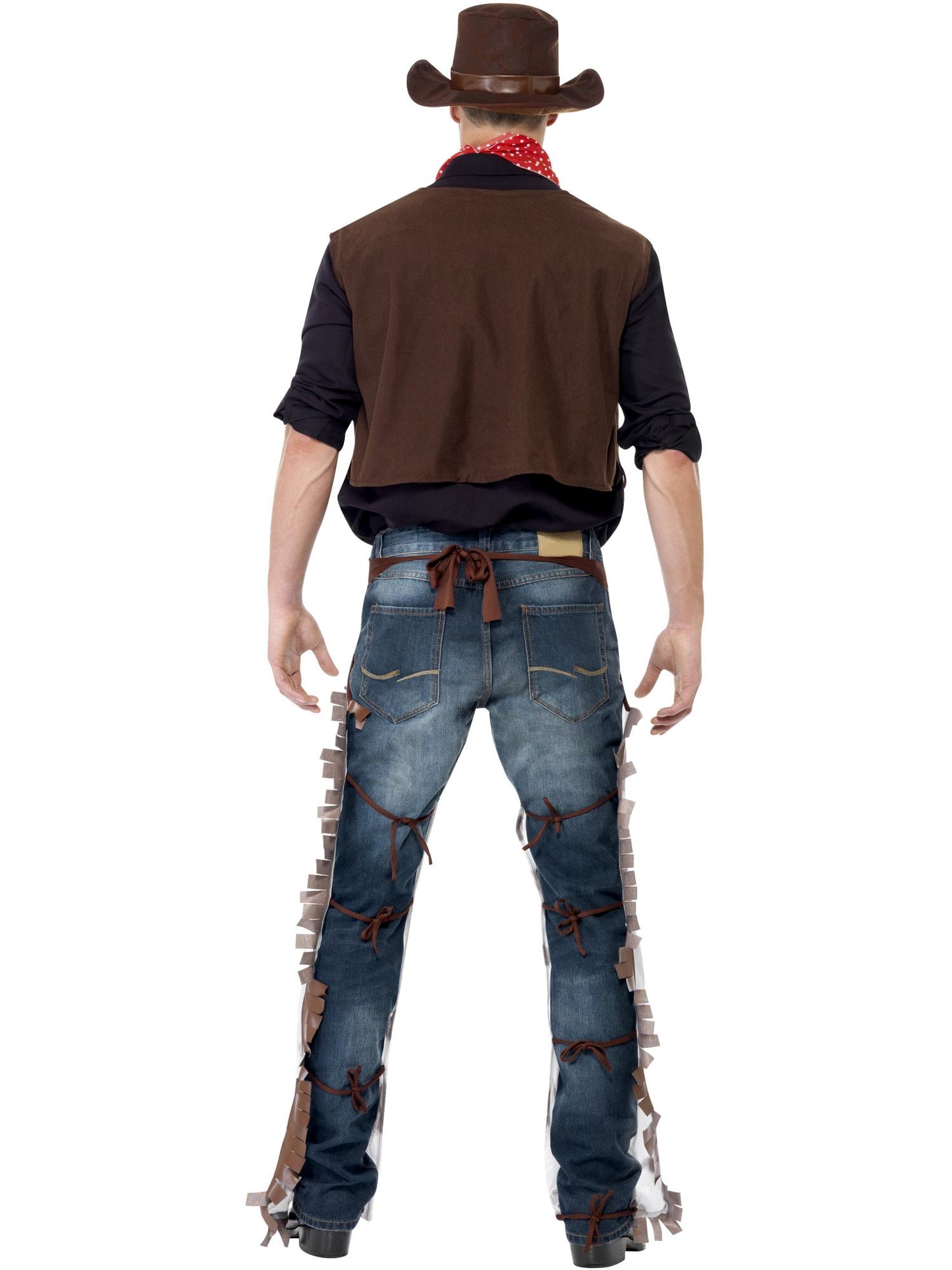 Smiffys COWBOYGIRL Cowboy Costume, Brown CS für Unisex