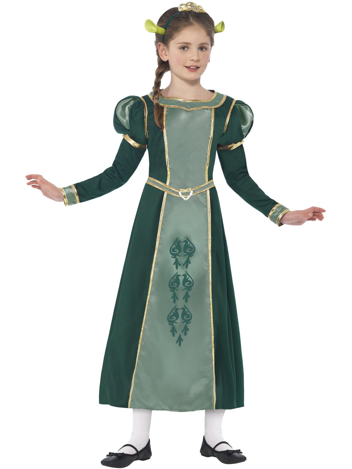 Smiffys Shrek Princess Fiona Costume, Green CS für Mädchen