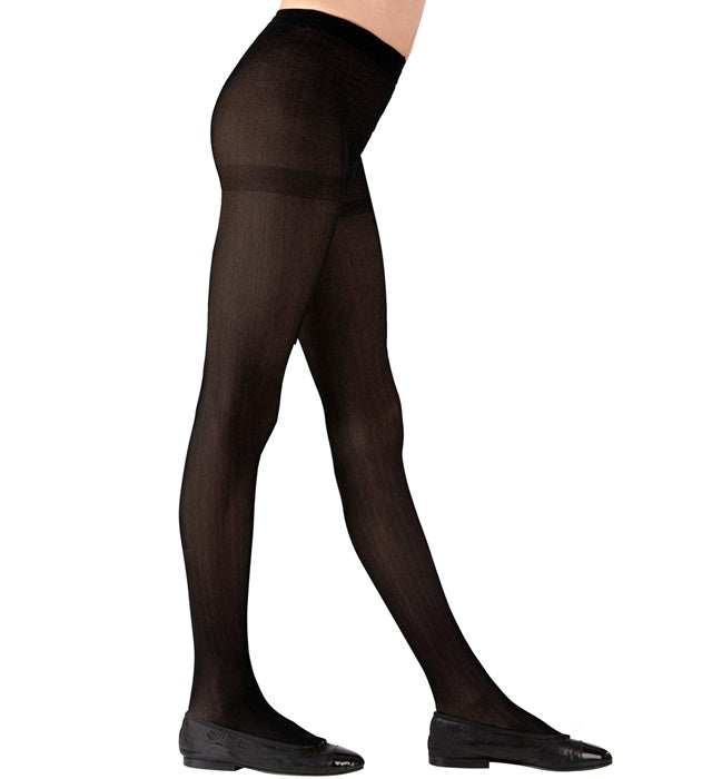 Schwarze Strumpfhose mit 40 DEN blickdicht und bequem
