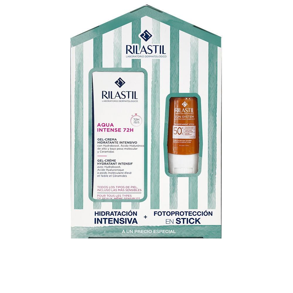AQUA INTENSE 72H + PROTECTOR SOLAR SPF50 ESTUCHE 2 pz