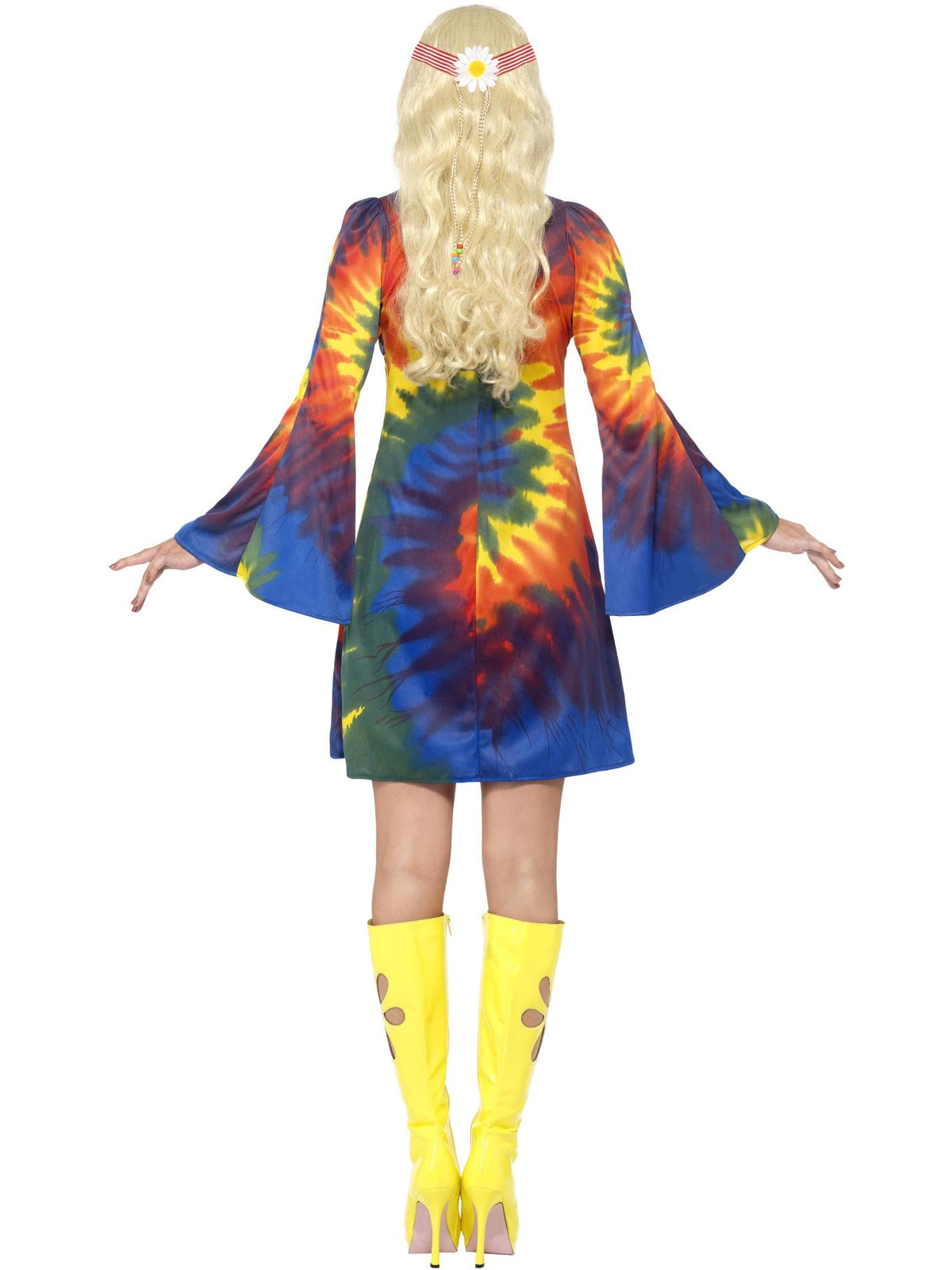 Smiffys 1960S 60s Tie Dye Costume, Psychedelic CS für Damen