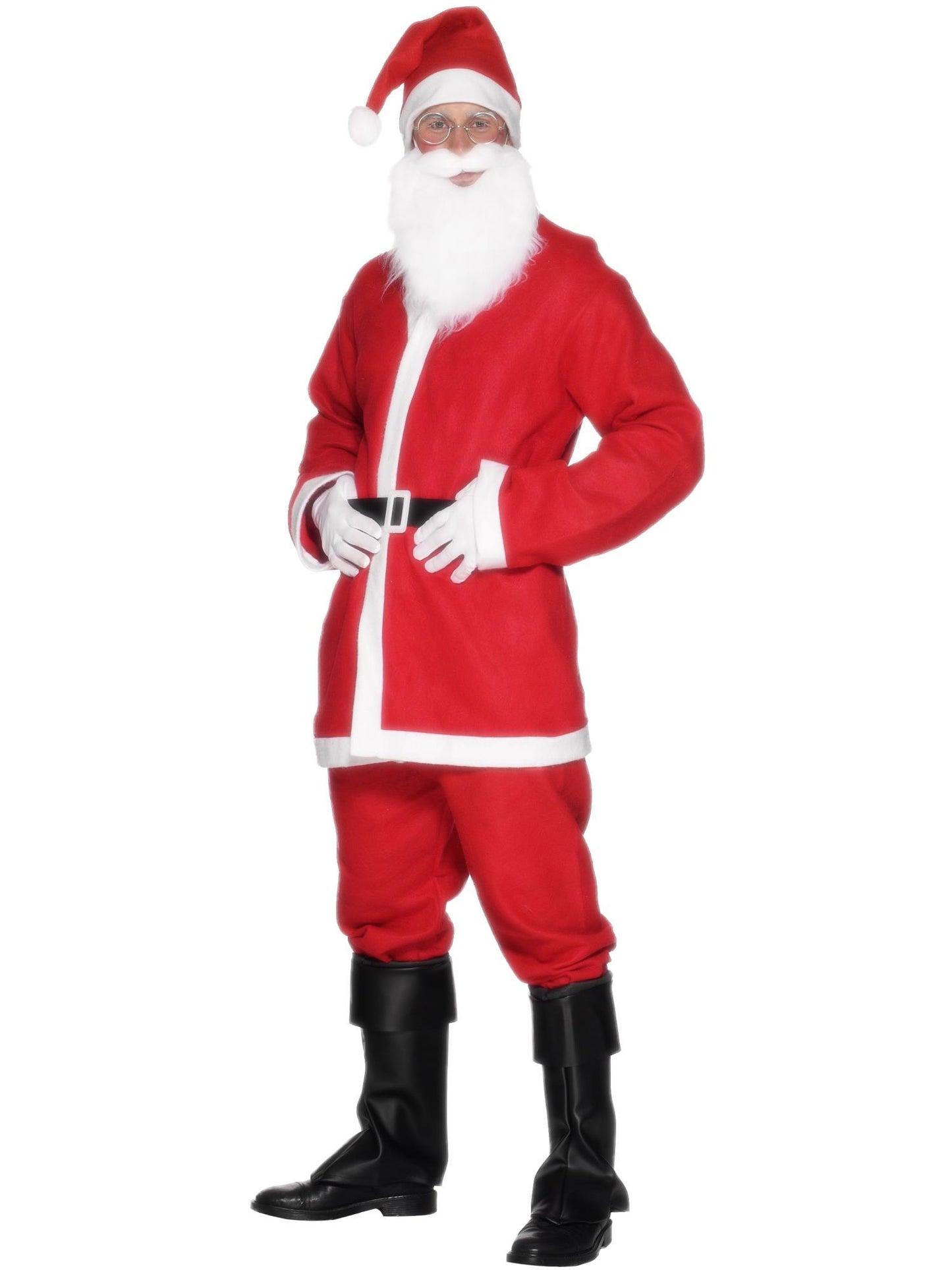 Smiffys Santa Suit Costume, Red CS für Herren