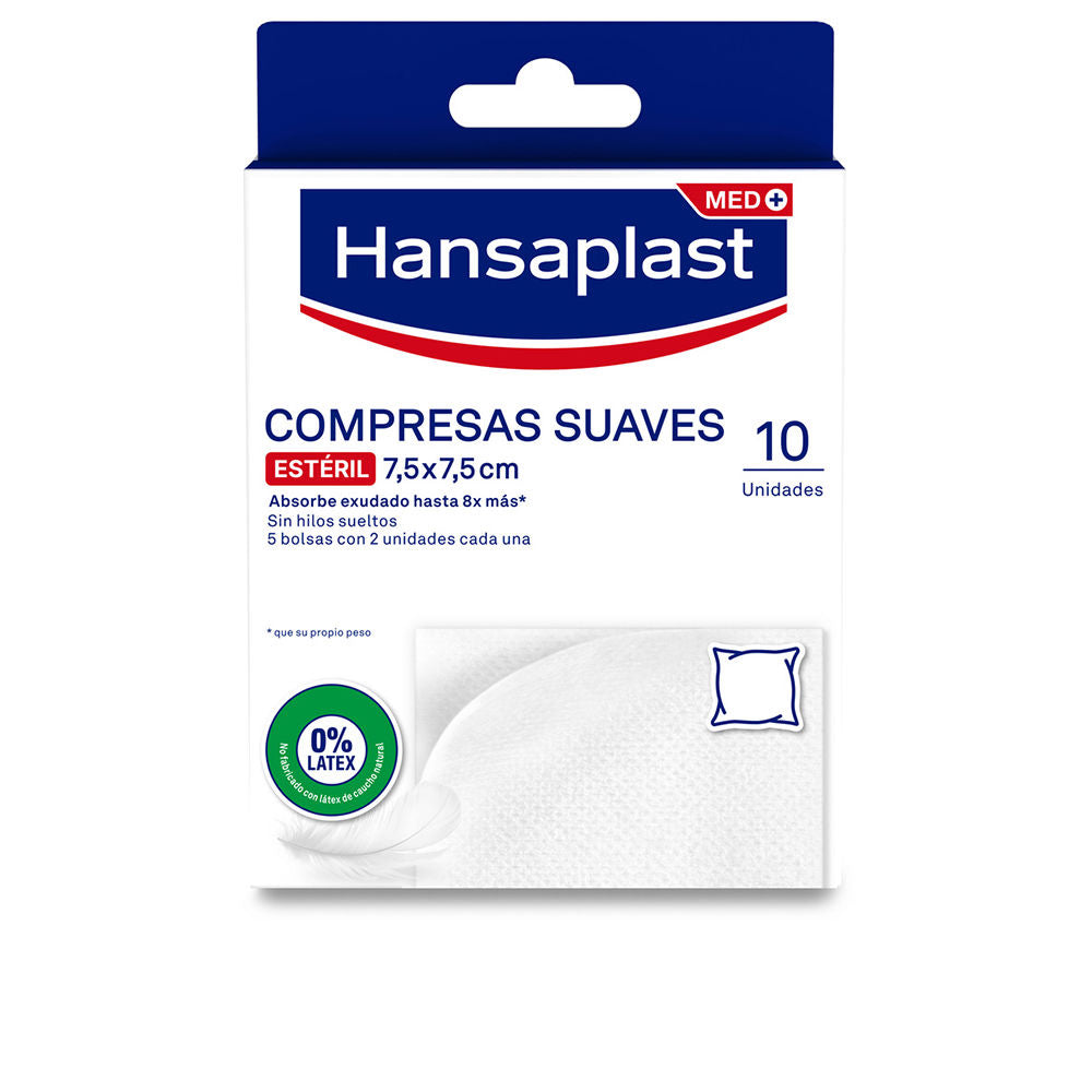 HP gasas suaves 7,5 x 7,5 cm 10 u