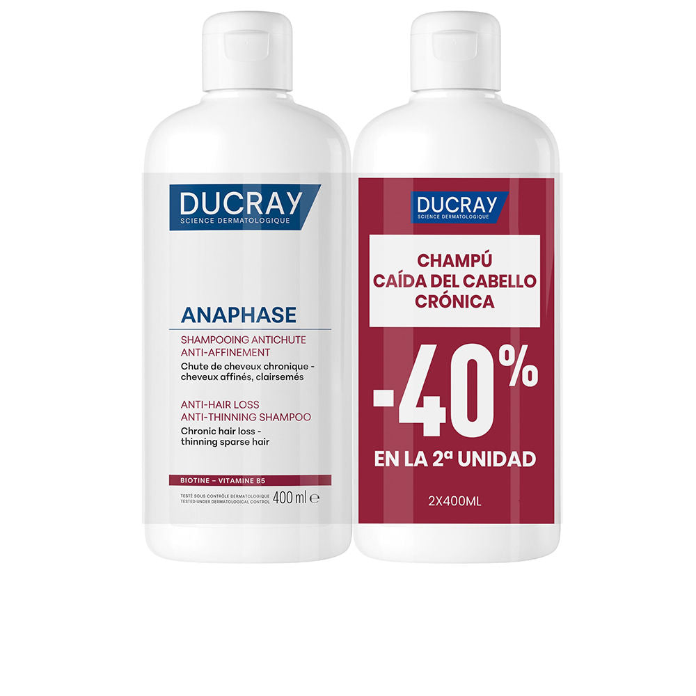ANAPHASE anti-hair loss and anti-thinning shampoo pack of 2 x 400 ml