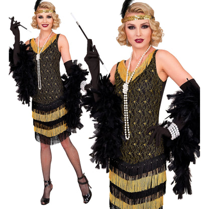 "20er JAHRE FLAPPER" (Kleid) – Vorderansicht