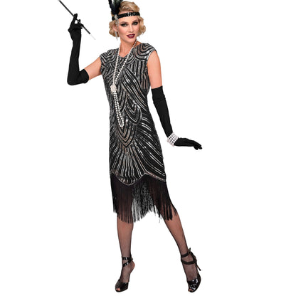 "20er JAHRE GATSBY FLAPPER" (Kleid) - silber – Ansicht 6