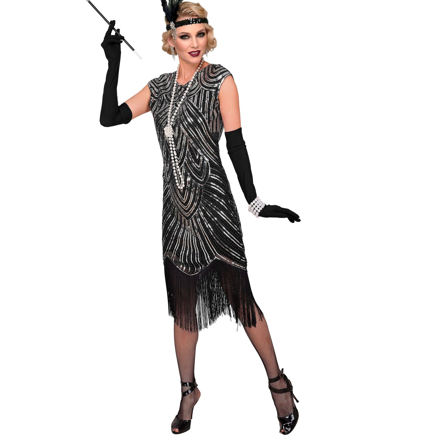 "20er JAHRE GATSBY FLAPPER" (Kleid) - silber – Ansicht 7
