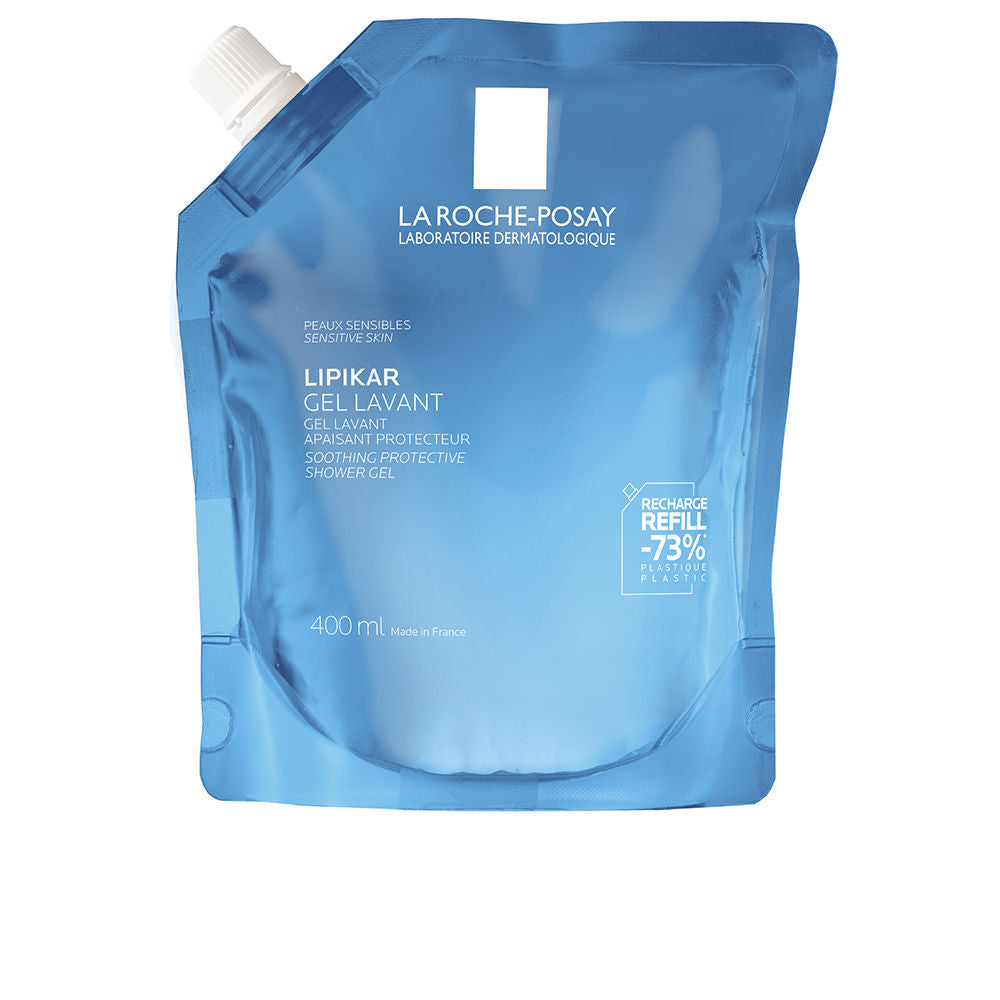 LIPIKAR physiological shower gel suitable for sensitive and dry skin, 400 ml refill