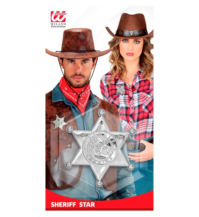 Authentischer Sheriffstern als Fasnacht-Accessoire