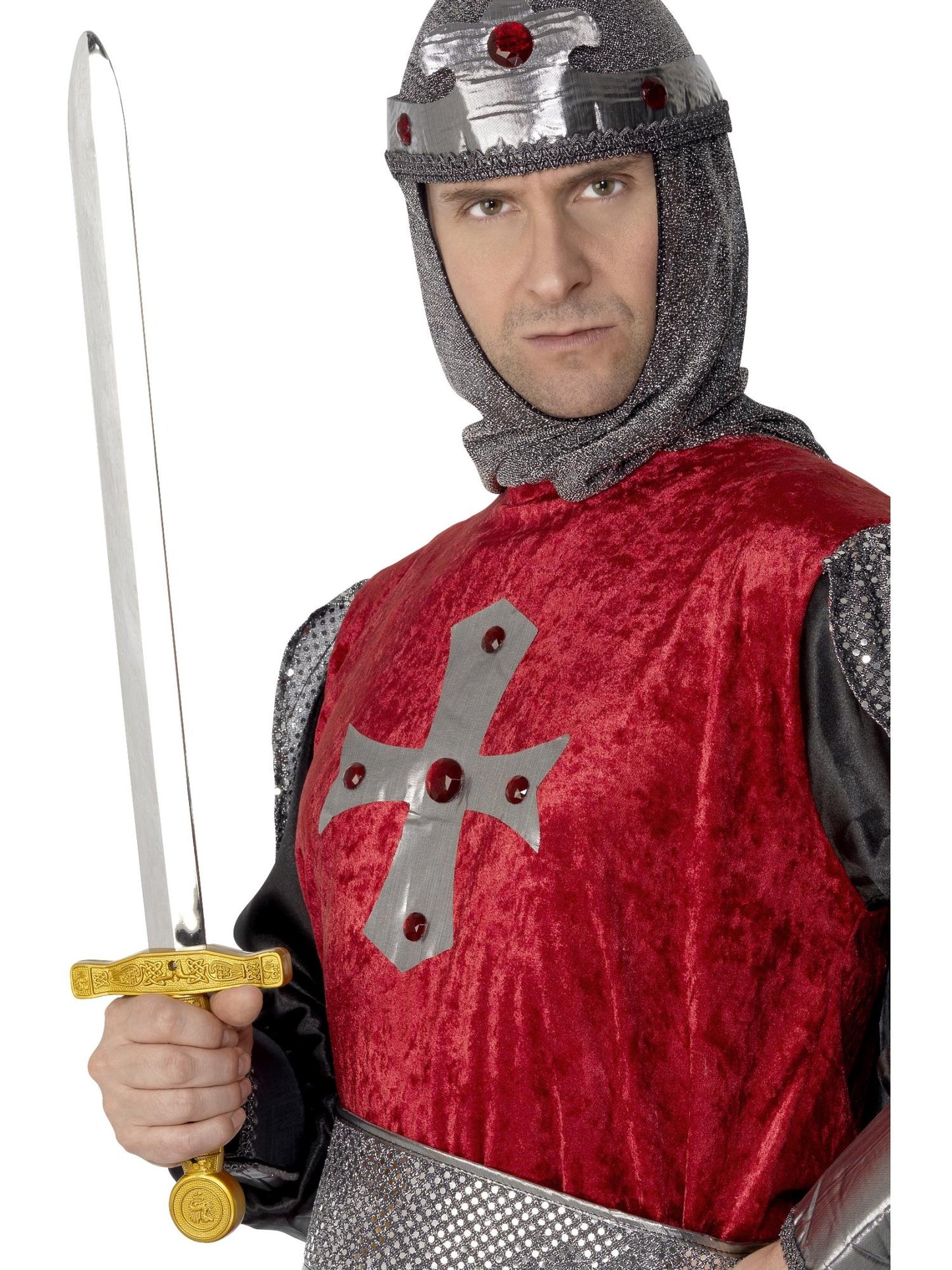 Smiffys HISTORICAL Knights Sword, Silver AC für Herren
