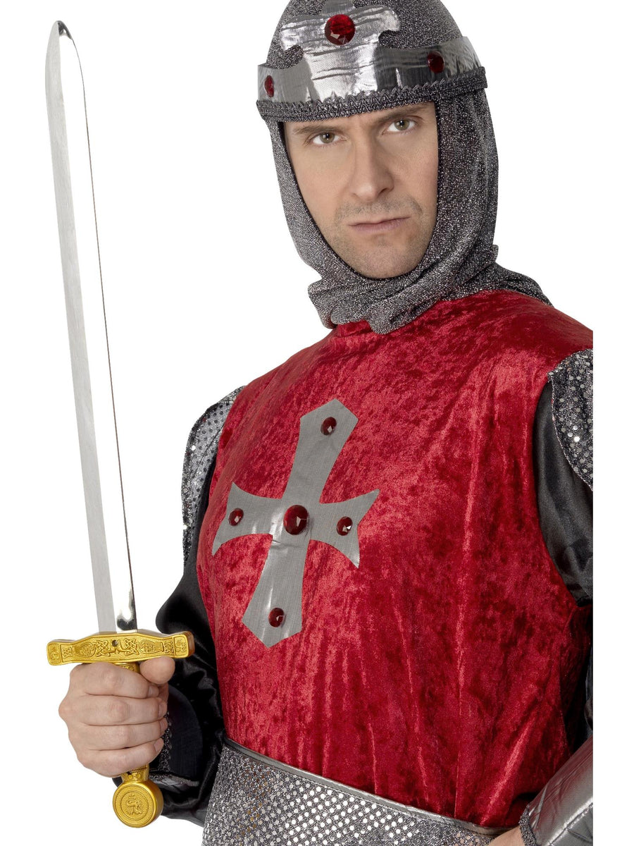 Smiffys HISTORICAL Knights Sword, Silver AC für Herren