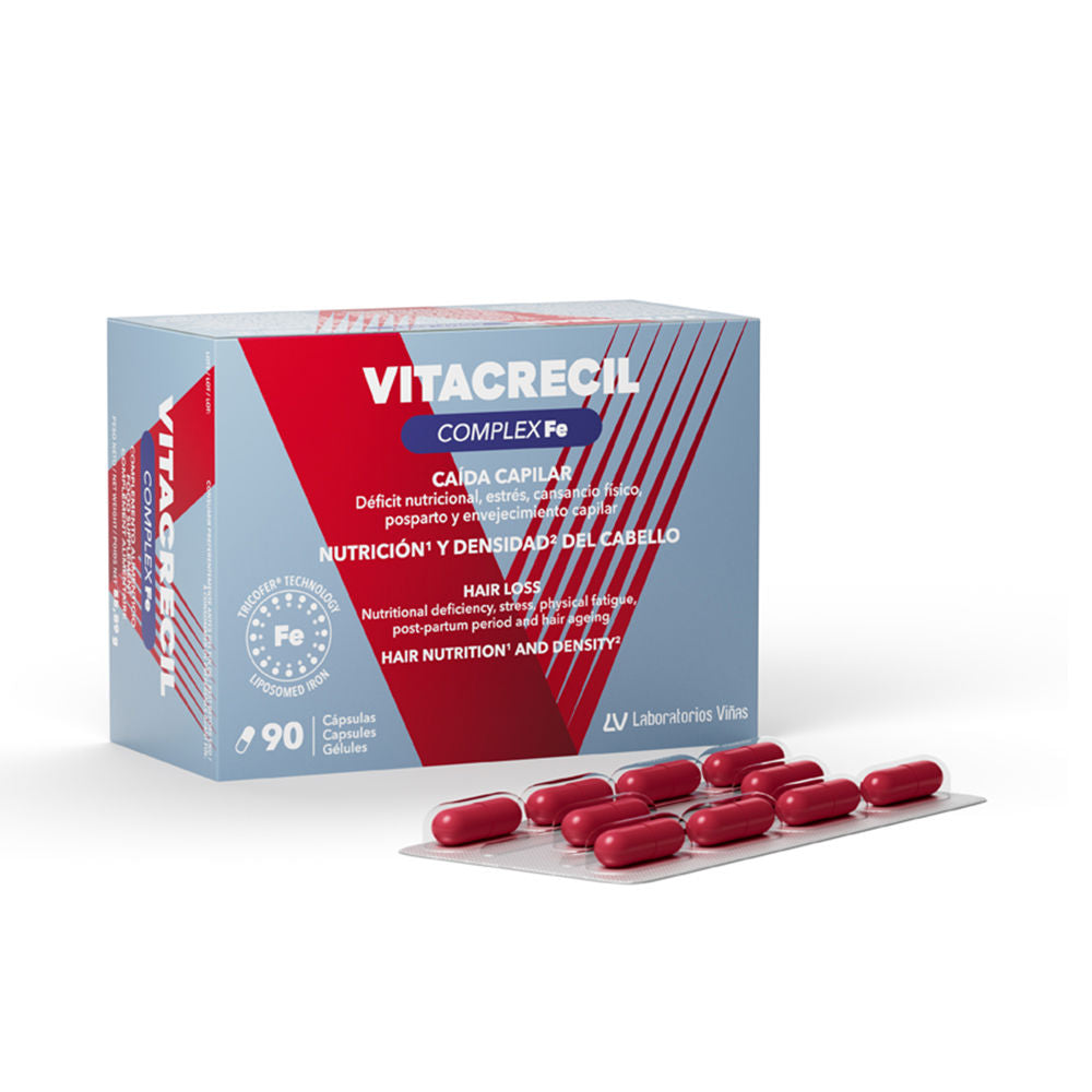 VITACRECIL COMPLEX FE caída capilar cápsulas 90 u