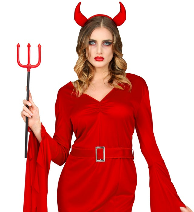 Kleiner Dreizack 60 cm als Kostümzubehör für Fasnacht und Halloween