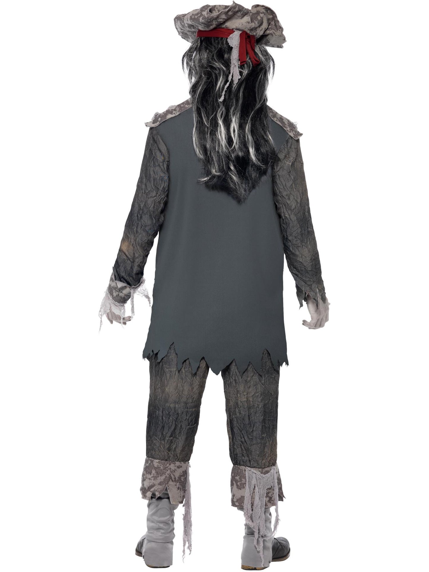 Smiffys GHOSTMUM Deluxe Ghost Ship Ghoul Costume, Grey CS für Herren