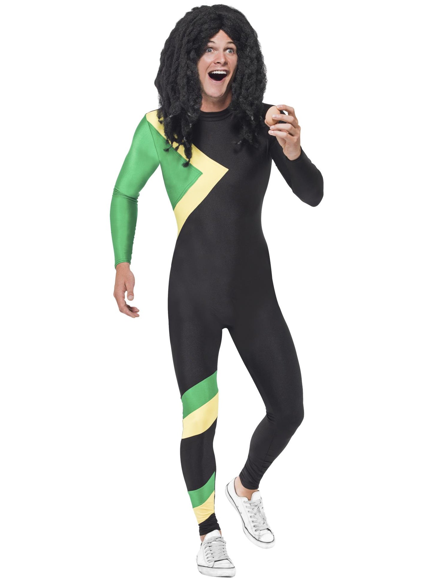 Smiffys SPORT Jamaican Hero Costume, Black CS für Herren
