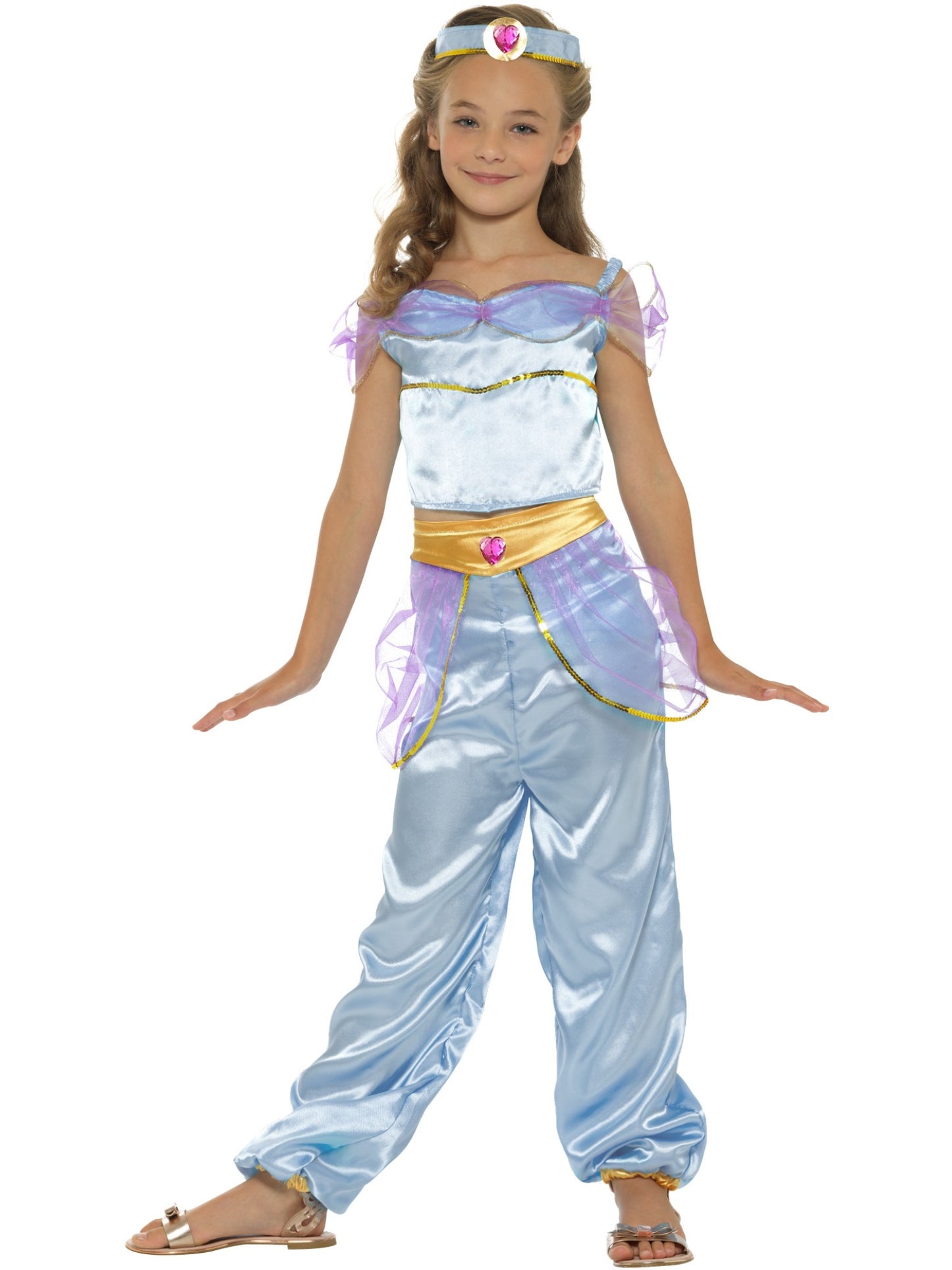 Smiffys Arabian Princess Costume, Blue CS für Mädchen