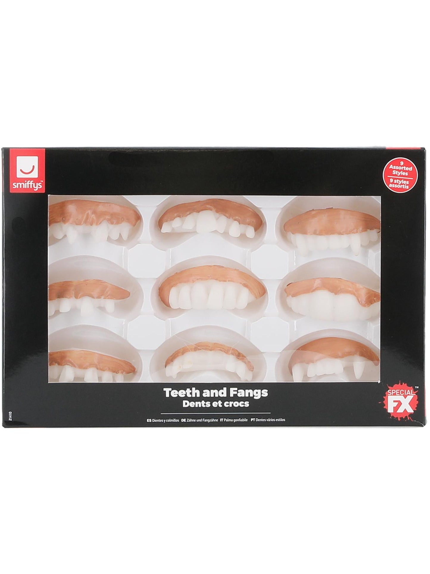 COSMETIC Smiffys Make-Up FX, Assorted Teeth & Fangs CD für Unisex