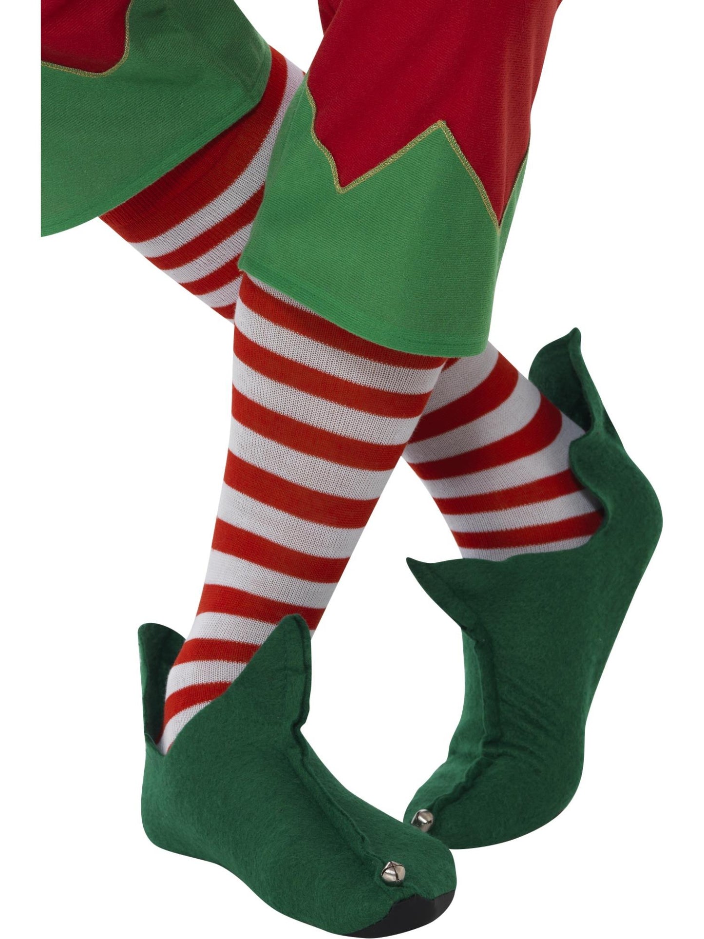 Smiffys CLOWNJEST Striped Socks, Long, Red & White AC für Unisex