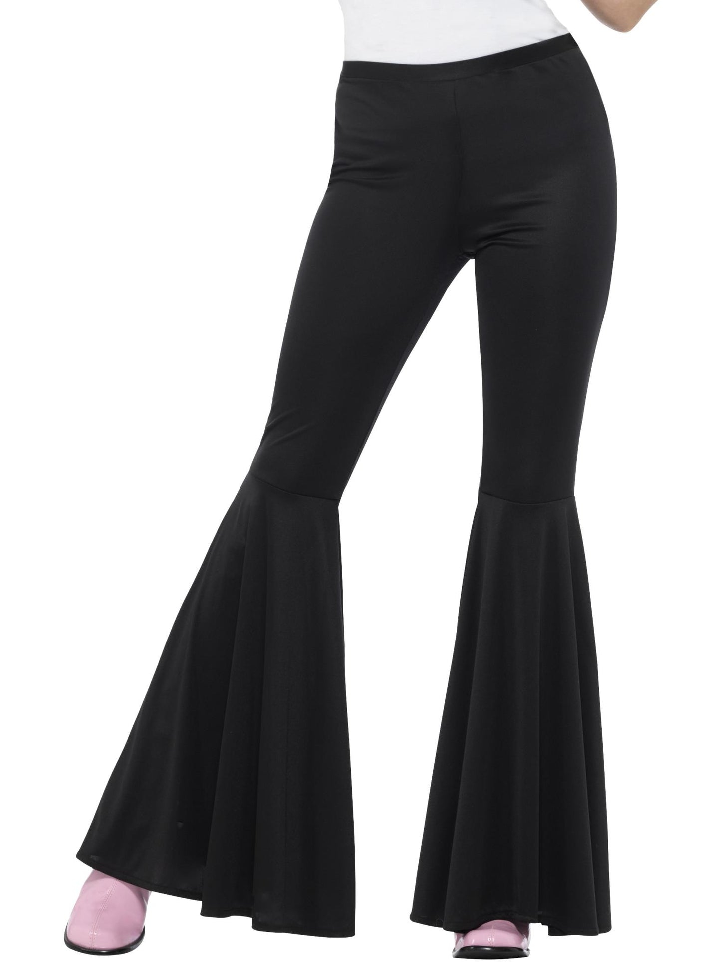 Smiffys 1960S Flared Trousers, Ladies, Black CS für Damen