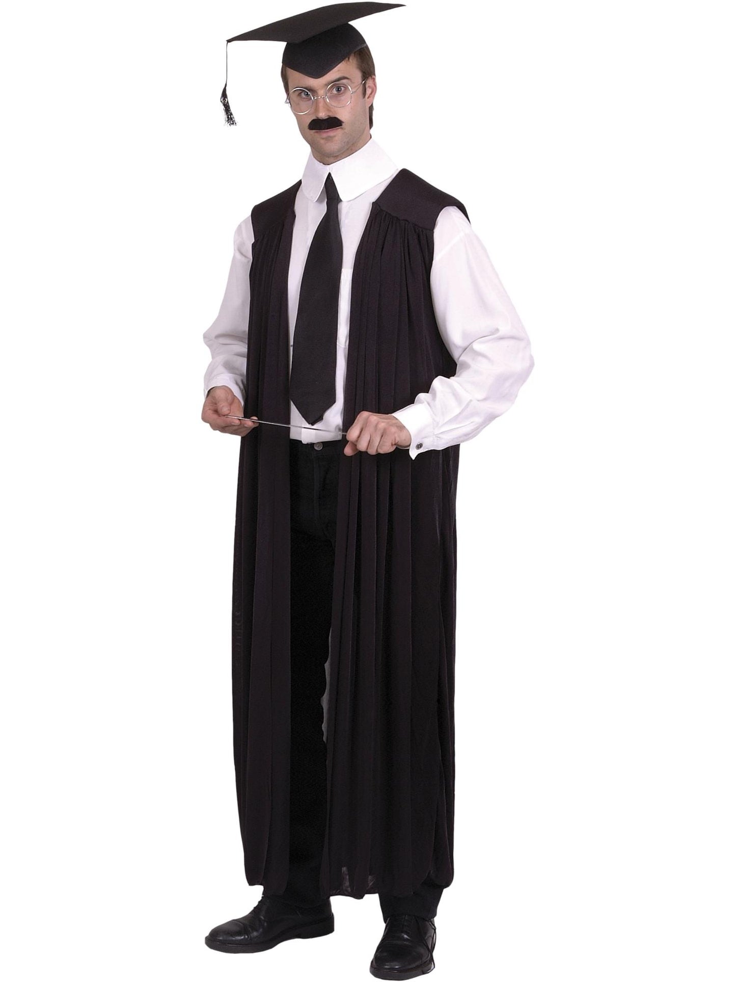 Smiffys SCHOOLUNI Teachers Gown, Black CS für Unisex