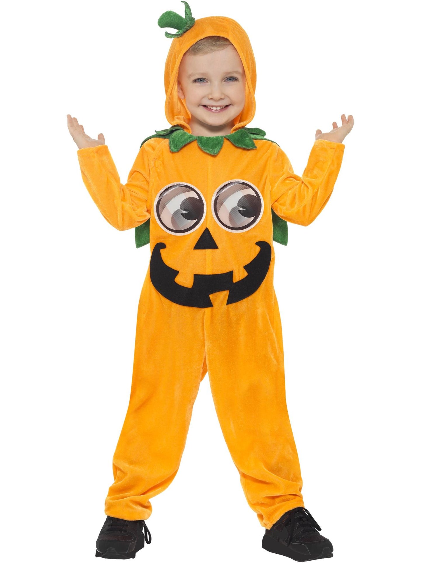 Smiffys Pumpkin Toddler Costume, Orange & Black CS für Unisex