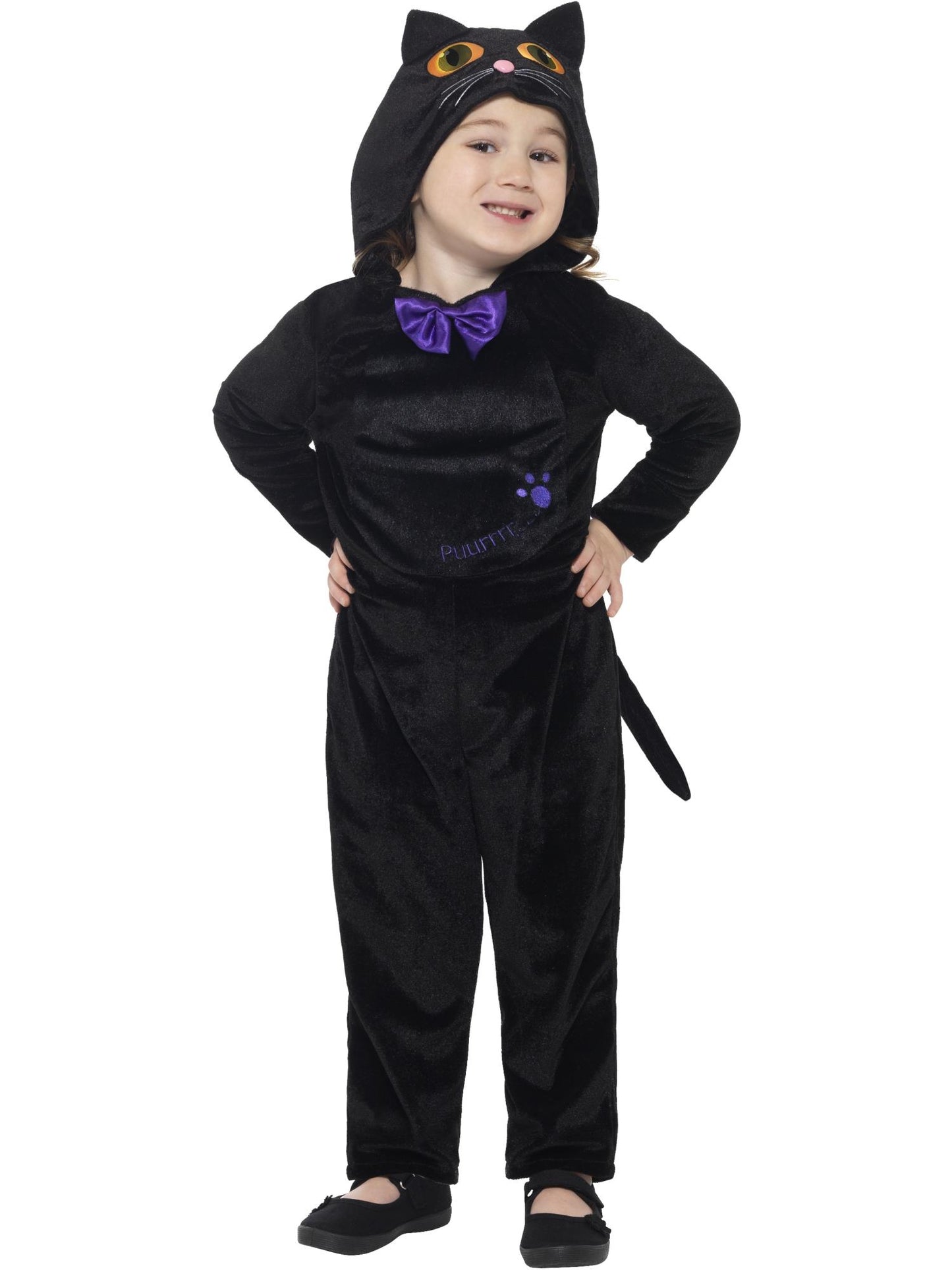 Smiffys Toddler Cat Costume, Black CS für Unisex
