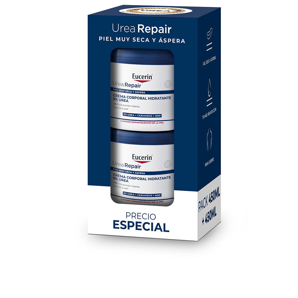 UREAREPAIR moisturizing body cream 5% urea pack 2 x 450 ml
