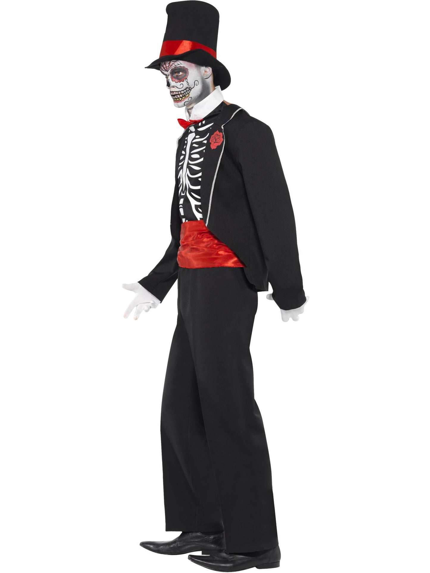 Smiffys DAYDEAD Day of the Dead Costume, Black CS für Herren