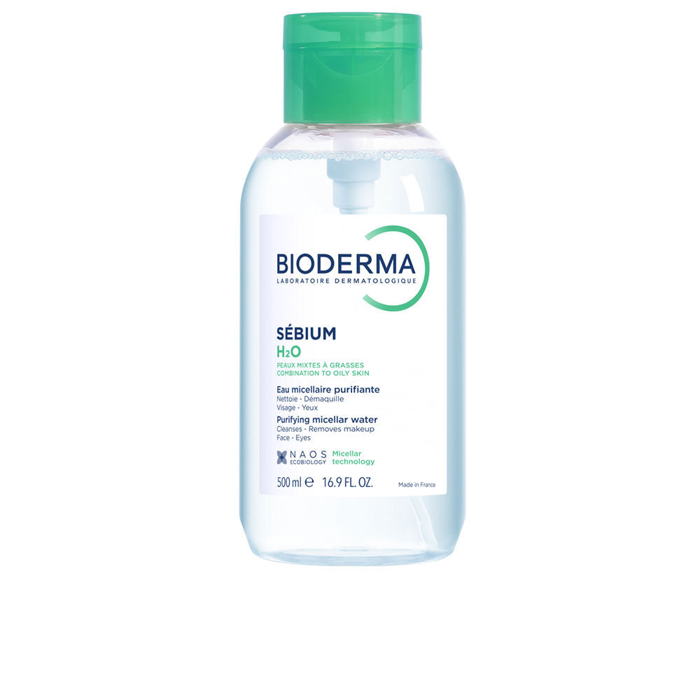 SÉBIUM H2O PUMP micellar solution specifically for acne 500 ml