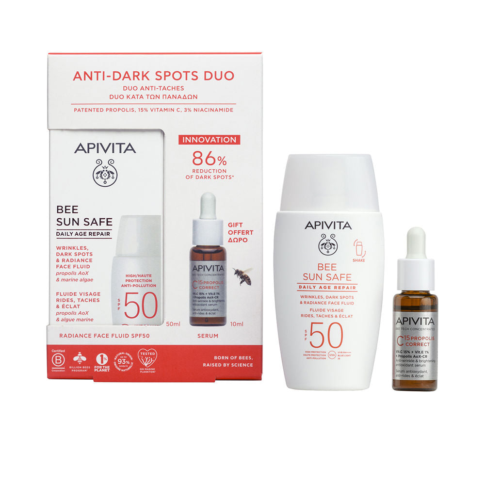 BEE SUN SAFE DAILY ANTI-AGING REPAIR SPF50 2-PIECE CASE