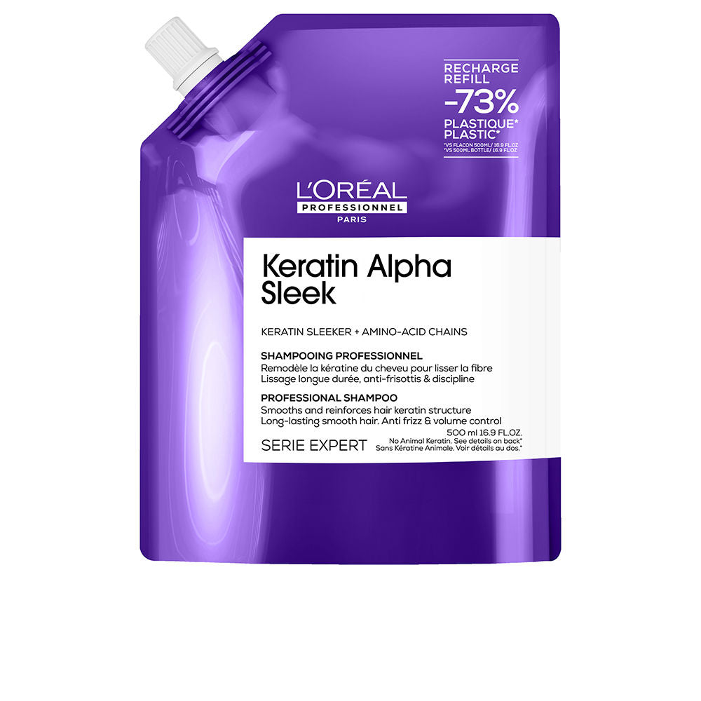 KERATIN ALPHA SLEEK shampoo recharge 500 ml