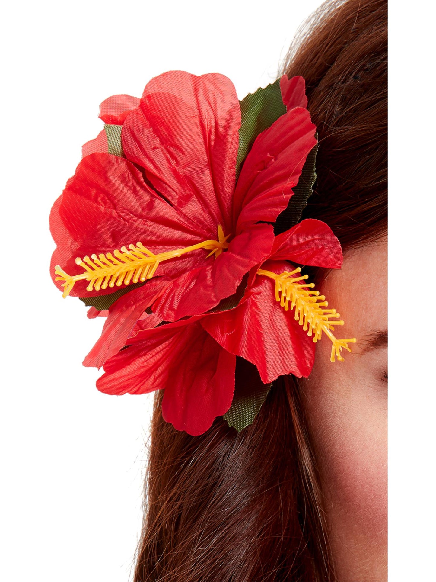 Smiffys Hawaiian Flower Hair Clip, Red AC für Damen