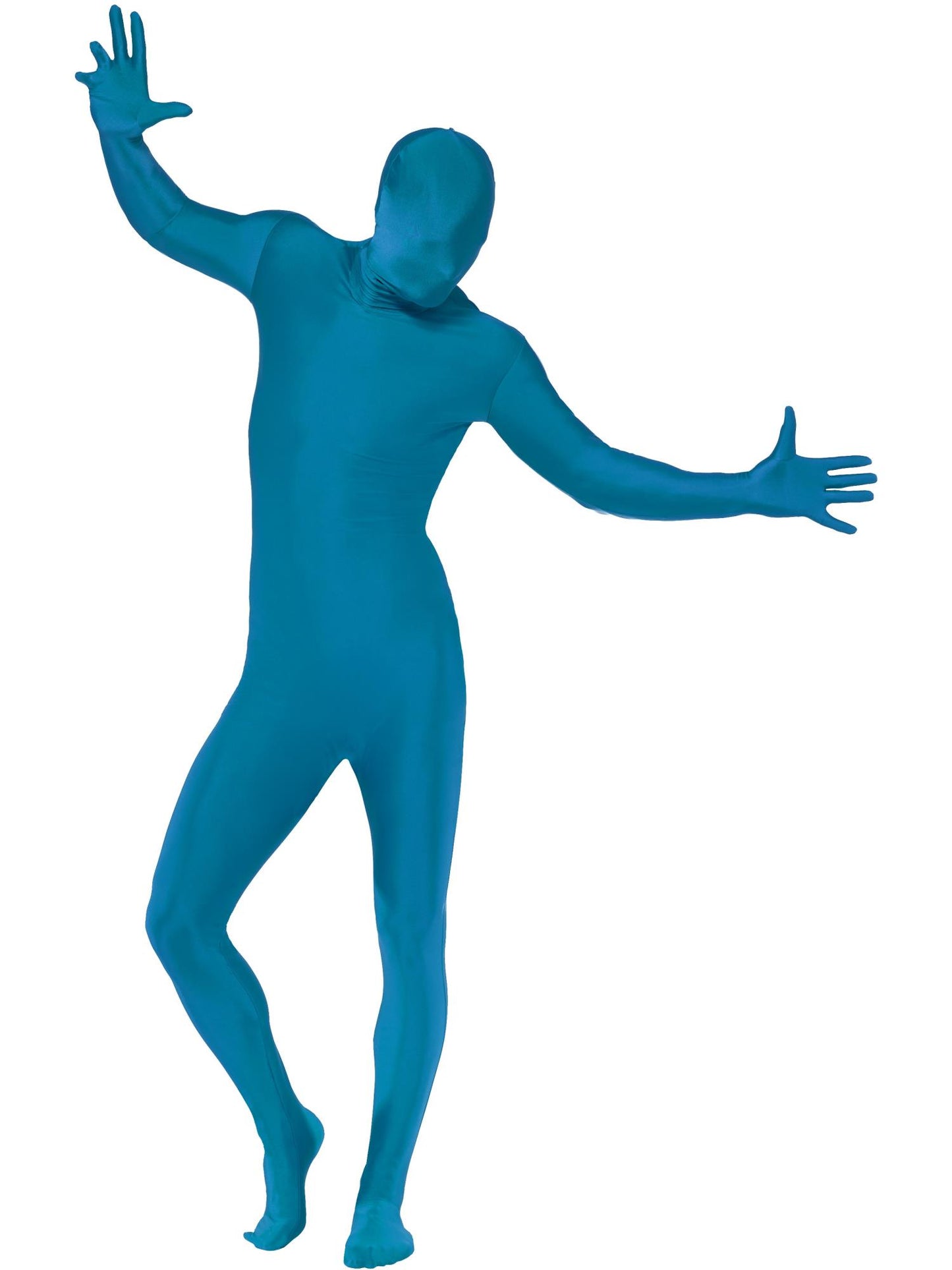 Smiffys COMEDY Second Skin Suit, Blue CS für Unisex